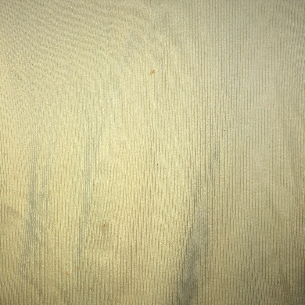 Eddie Bauer pastel yellow ribbed long sleeve shirt - Picture 8 of 8